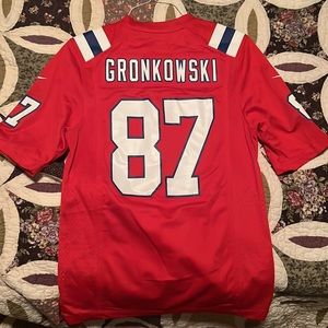 Rob Gronkowski NFL Official throwback Patriots jersey